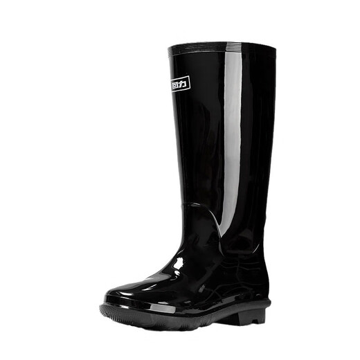Huili Shanghai genuine Huili 838 medium and high tube rain boots waterproof plastic wear-resistant labor waterproof shoes anti-slip PVC rubber shoes wholesale Huili 818 high tube 40