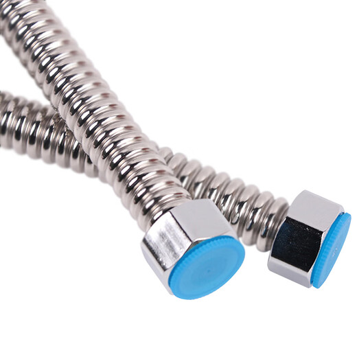 Hasdick 60cm electric water heater bellows 304 stainless steel water inlet hose 4 points water supply pipe (304 pipe + 304 cap) HK-614