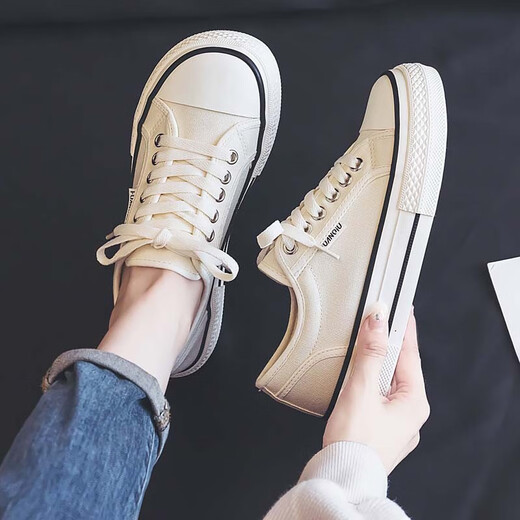 Global Spring Mango Toe Canvas Schuhe Frauen schwarz 2024 Neue koreanische Studentin INS Trendy Runde Zehen dicke alleinige vielseitige Sneakers rot 37