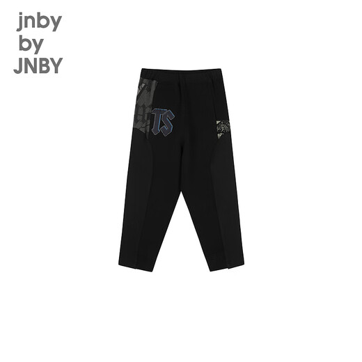 Jnby by Jnby Jiangnan Buyi Ropa para niños Ropa de otoño Pantalones informales Pantalones Pantalones Sport Sport Sport Boys And Girls 1NBE13660 001/Ben Black 150 cm