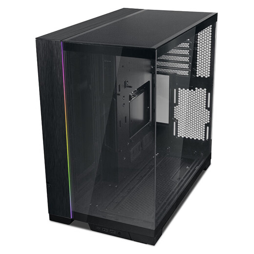 LIANLI联力包豪斯O11D EVO全视版 黑色 无立柱海景房台式电脑机箱  EATX大箱/三面水冷位/支持5090显卡