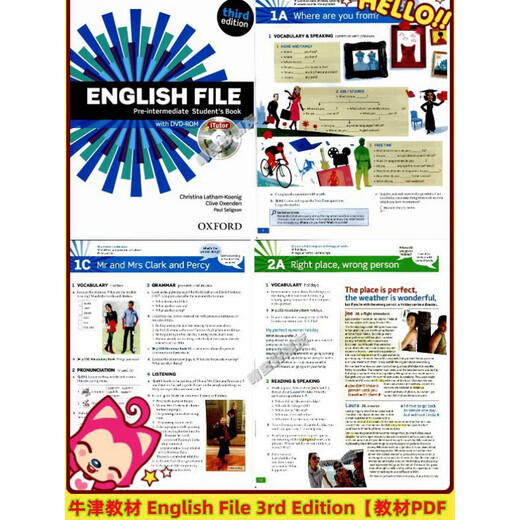 MB1593 Oxford Textbook English File 3rd Edition Textbook PDF+Video+Audio English File 3rd Full Set