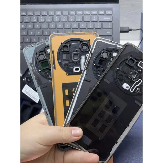 I is suitable for Honor Magic 4pro back cover original disassembly magic4 back shell glass battery cover mobile phone original shell Magic4 bright black 99 new original back cover