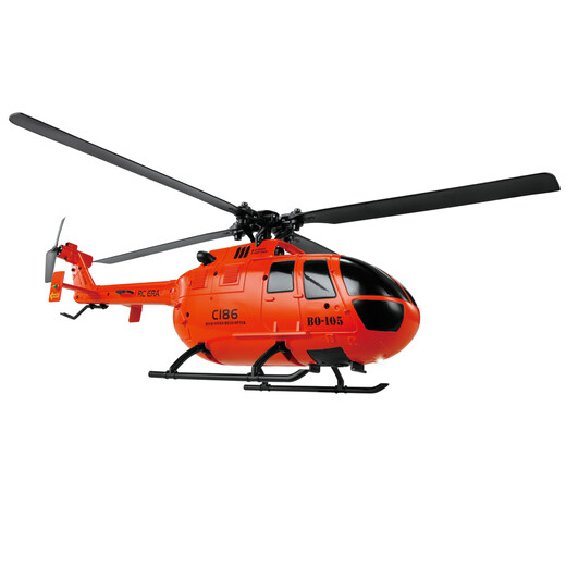 RC ERABO-105 Fernbedienung Hubschrauber C186 Modellflugzeug bewaffnetes Flugzeug Ein-Paddel-Vier-Wege