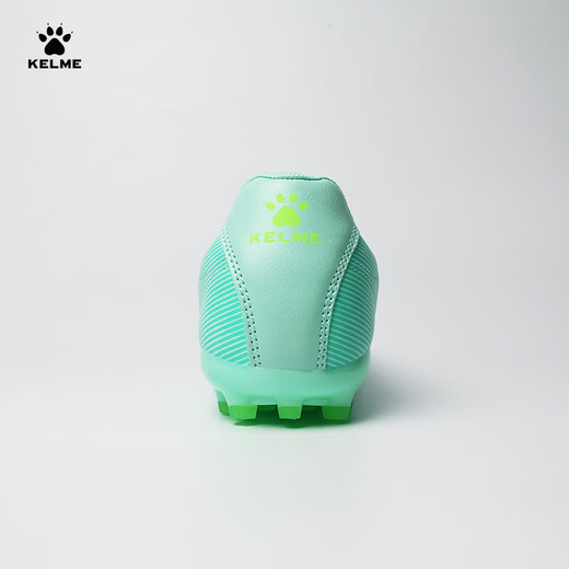 KELME football shoes men's MG short spike game training shoes students non-slip wear-resistant youth football shoes light green 42