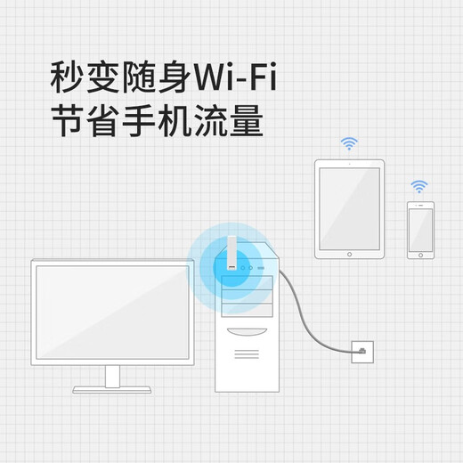 水星（MERCURY）无线网卡免驱版 随身wifi接收器发射器 台式机笔记本电脑通用 USB接口 智能自动安装 即插即用 【Win10/11】UD13免驱版