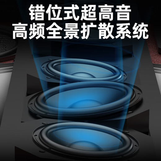 SANSUI square dance audio with display screen outdoor bluetooth speaker wireless microphone karaoke song and dance trolley speaker home ktv audio set video all-in-one machine TC159 22-inch screen 15-inch dual microphone + 1T