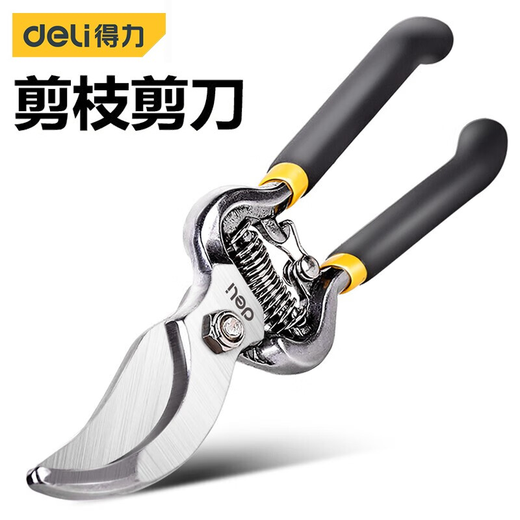 Deli-Obstbaum-Schere, Gartenschere, arbeitssparende Schere, Garten-Topfblumen, Gartenarbeit, Beschneiden von Zweigen, Beschneiden dicker Äste, Blumen- und Baumschere aus Kohlenstoffstahl, DL2778