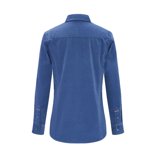 Navikel Italian dinghy women's cotton long-sleeved shirt corduroy slim shirt 2333003506 dark blue XL