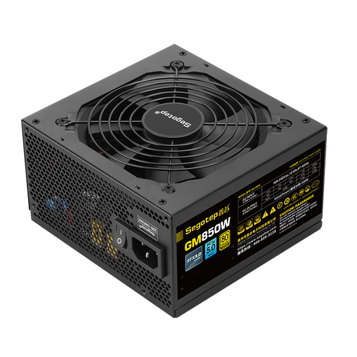 XINGU (SEGOTEP) Alimentation électrique GM850W Module d'alimentation de bureau Composant Composant Hostis Médaille d'or Mode complet GM850W prend en charge ATX3.0