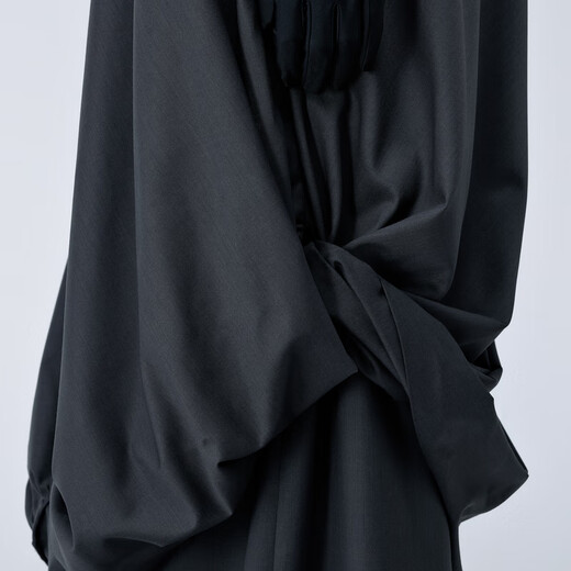 Vestido de otoño e invierno de tela Jnby/Jiangnan para mujeres, estilo de viaje simple y sin mangas redondo Elegante 5n7g12590 046/hierro fundido gris xs