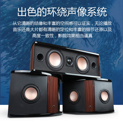 Huiwei (HIVI) D8.1 Home Theatre Audio Combined Surround 5.1 Home Audio -Set mit Power -Verstärker -Subwoofer -TV -Lautsprecher Full -Set -Paket 1: D8.1 (5.0 Kanal)