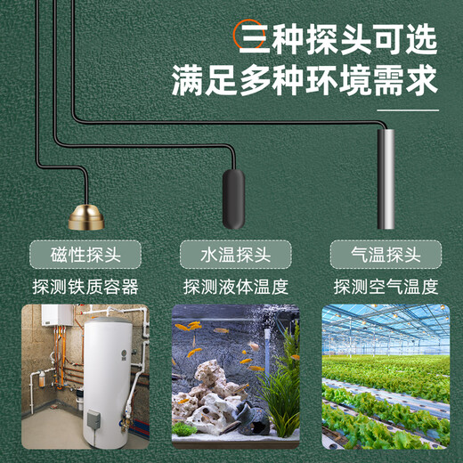 Deli thermostat digital display electronic temperature control instrument switch temperature controller 10A + 2 meters water temperature probe