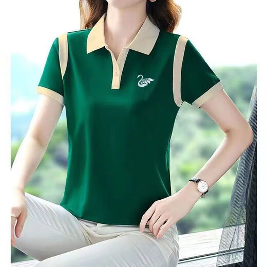 
Qiange Guangzhou Puning brand shirt women picking up the tail single big brand cutting label and removing cabinets in summer high-end versatile simple Po purple 6623 L (recommended 95-110 Jin [Jin equals 0.5 kg])