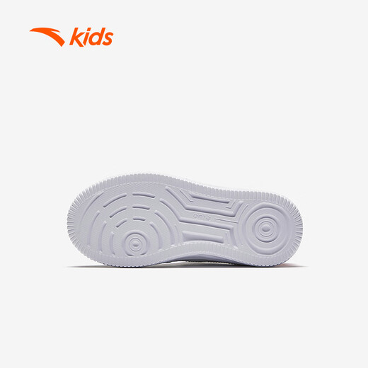 Anta children's sports shoes boys' Velcro campus white shoes low-cut sneakers A12449988