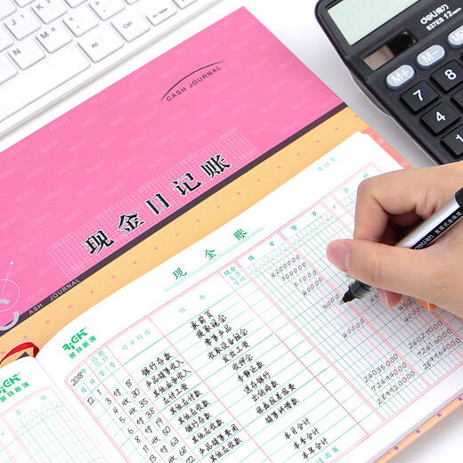 莱特 RIGHT现金日记账本账簿财务用品大本小本办公财务会计用品  总分类账（小本-订本）6211
