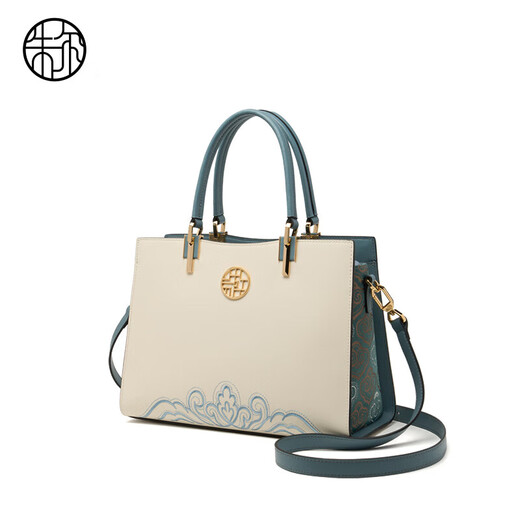 Jules bag women's bag Chinese style Zhuang brocade women's handbag cowhide women's bag cowhide women's bag New Year's gift for mother