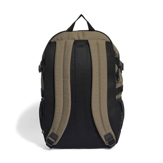 Adidas (Adidas) Bolsa para hombres Bolso para mujeres Mochila 2025 Summer NUEVO ALIMO ESTUDIANTE Mochila para niños Mochila para niños Tendencia de bolsa casual HR9794 Capa de roca Olive Green/48*30*13cm
