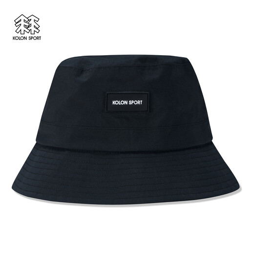 KOLON SPORT/可隆渔夫帽 男女同款户外GORE-TEX BUCKET戈尔提花运动帽子 LUCA4MT004-BK 黑色 58