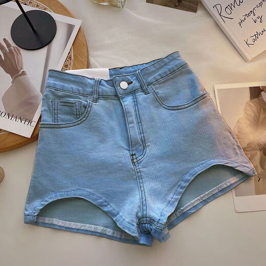 Run Yilan STRING PROTISES DE MEDIMA TRITA DE LA CASA ALTA PARA MUJER 2023 Summer Hot Girl Slim Ultra Short Shorth Hot Pants Negro 694 Single Tamaño S