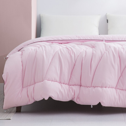 Yuanmeng (YOURMOON) Soybean Xinyan Quilt Winter Quilt Core Thickened Winter Quilt Single Double Mattress Cover Quilt Warm Winter Quilt Four Seasons Quilt Pink 150cm*215cm (Four Seasons Quilt Approximately 3.2Jin [Jin is equal to 0.5kg])