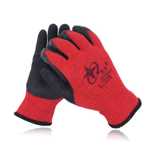 
Suyu Xingxingyu Labor Protection Gloves l228 men's thickened wear-resistant and anti-slip work and work glass factory special immersion Xingyu 698 thickened wear-resistant and breathable 12 pairs L