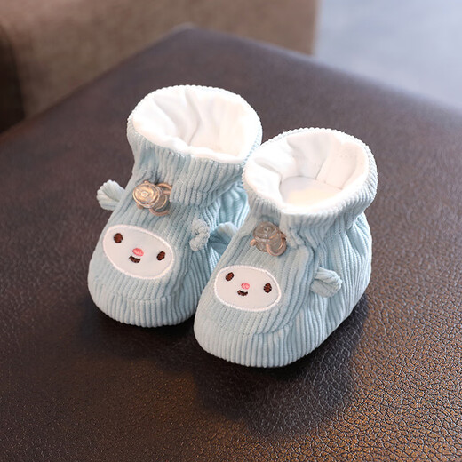 
Miaofei newborn baby shoes spring baby girls do not lose shoes 0-1 year old children men's foot cover soft soles to learn to prevent losing shoes and socks Big red spring and autumn inner length 11cm