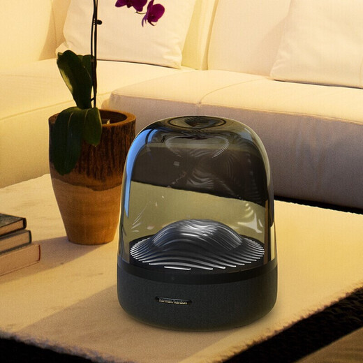 Harman/Kardon Glass 3rd Generation Music Glass 3rd Generation AURA STUDIO3 Glass 3rd Generation Bluetooth Speaker Home Audio Home Theater Desktop Audio New Year Gift Liuli 3 Black