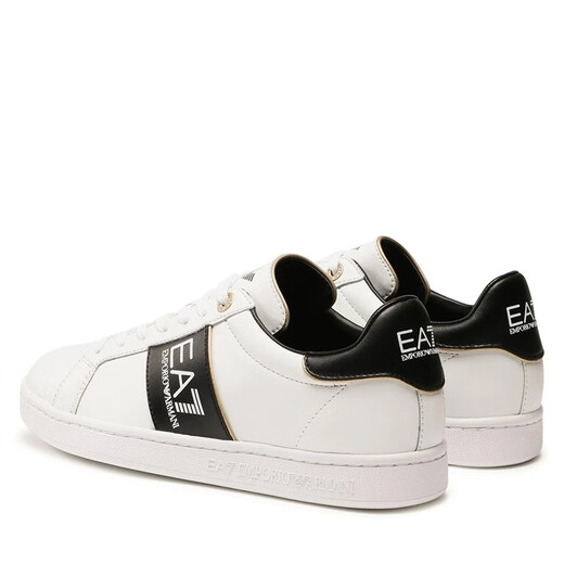 ARMANI/阿玛尼 EA7 男士真皮百搭低帮休闲鞋 X8X102 XK346 黑色 M826 42