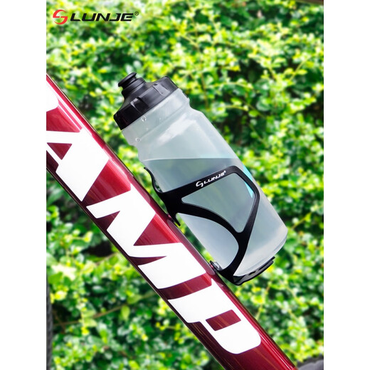 He Jiagong Bicycle Water Bottle Rack Aluminum Alloy One-piece Road Bike Ultra-Light Water Cup Rack Cycling Equipment Cycling Accessories Black