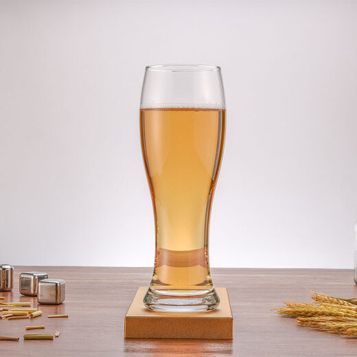 CLITON Waist Beer Cup Home Glass Water Cup Draft Beer Cup Bar Restaurant Large Capacity 697ml Beverage Juice Cup 2 Pieces