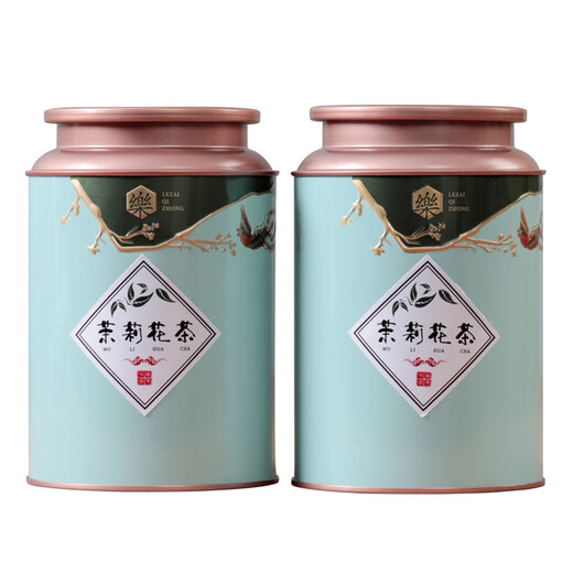 Gugentang Jasmine Tea Green Tea 2024 New Tea Spring Tea Wholesale Bulk Strong Flavor Canned Factory Direct Two Cans 300g Gift Bag