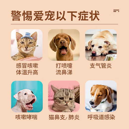 宠莱克感维清口服液60ml/瓶/盒 宠物狗狗猫咪感冒猫鼻支咳嗽打喷嚏流鼻子祛痰止咳