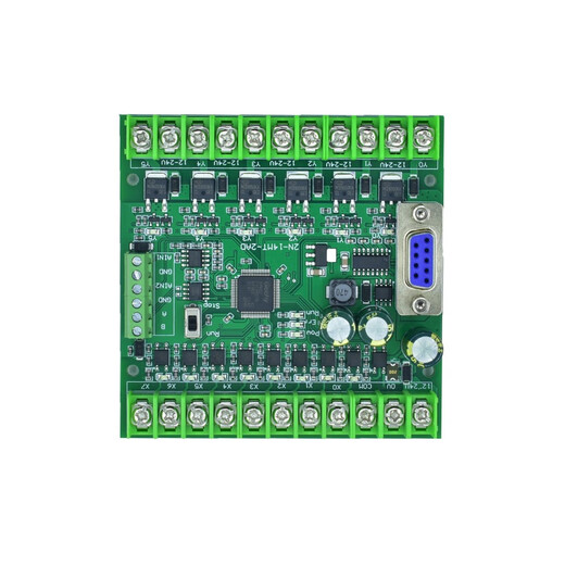 Domestic plc industrial control board programming controller fx2n-10/14/20/24/30/mr/mt with 485 analog value with 485 single board FX2N-14MR