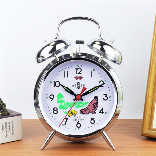 ClCEY2024 Nouveau Méniaire de marque Shanghai Diamond Ménion d'alarme High Sound Get Up Horseshoe Watch Alarm Méniion Ménibre