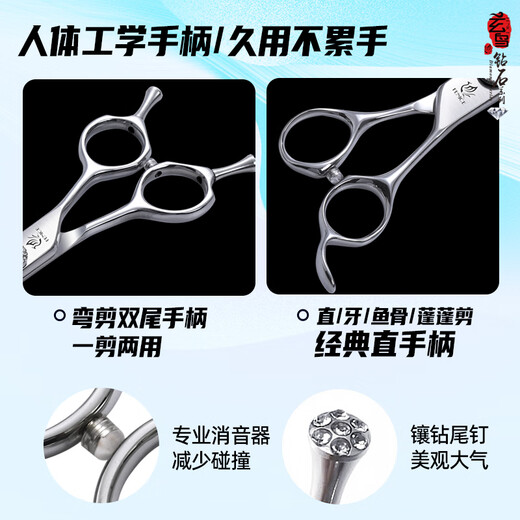 Blackbird pet scissors professional set straight cut curved scissors fish bone scissors fluffy scissors pink diamond beautician pet shop use 7.5 straight 7.5 curved 6.5 teeth 6.75 fluffy 6.75 fish bone