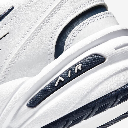 Nike NIKE men's autumn and winter dad shoes AIR MONARCH IV sports training shoes 415445-102 white blue 42