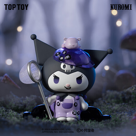 TOP TOY三丽鸥酷洛米狼人杀系列手办库洛米盲盒儿童生日儿童节礼物 单盒