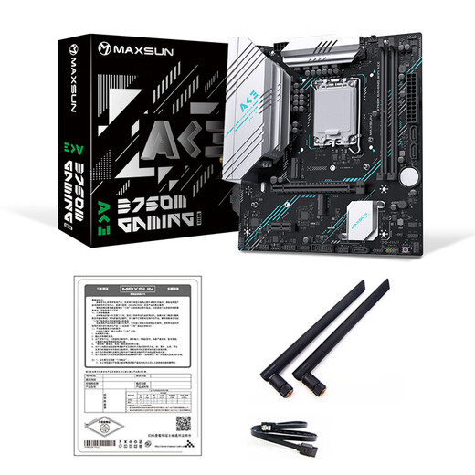 英特尔（Intel）酷睿12代CPU 铭瑄B760M终结者主板CPU套装 板u套装 B760M GAMING WIFI ACE D5 i3-12100 盒装【有核显】