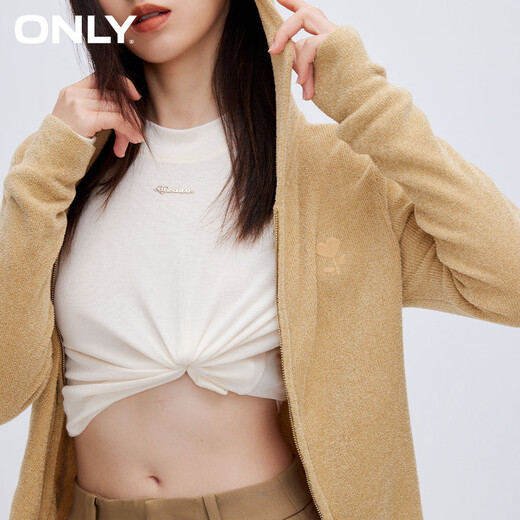 
ONLY autumn and winter hot girls simple casual slim hooded cardigan sweater women 12343B003 C13 Cornstalk CORNSTALK L 170/88A