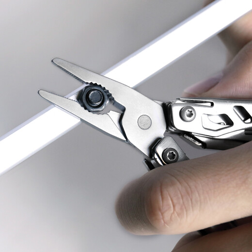 NexTool multifunctional tool pliers, folding knife, small combination pliers, small scissors, outdoor equipment, needle nose pliers, small battleship (original color)