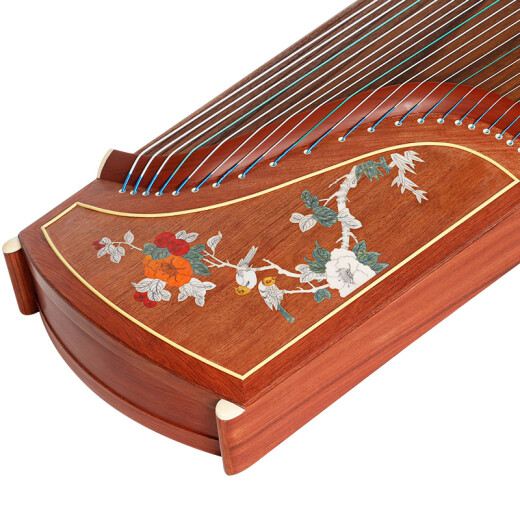 Brand Dunhuang Dunhuang Guzheng 696d Double Crane Chaoyang Serie Beginner Adulto Grading Guzheng Qin Shanghai National Musical Instrument Factory 1 694L Peony Picture (conjunto completo de accesorios)