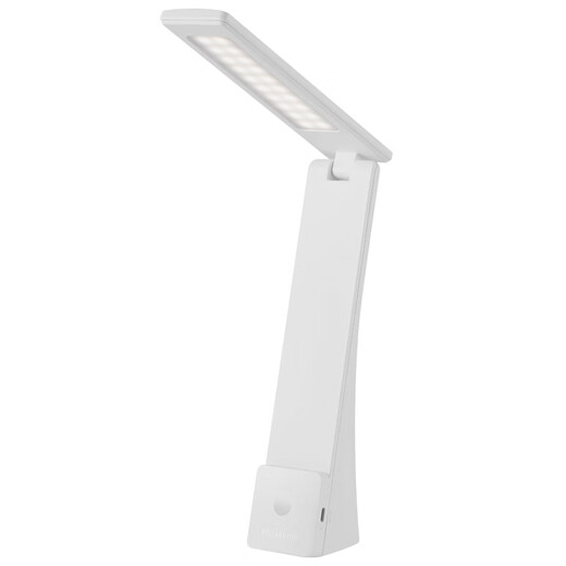 Panasonic LED eye protection desk lamp, stable, simple and modern desk for reading, children and college students, USB plug-in smart artifact, white 4W-clip upgraded Type-C charging port HHLT0 touch switch