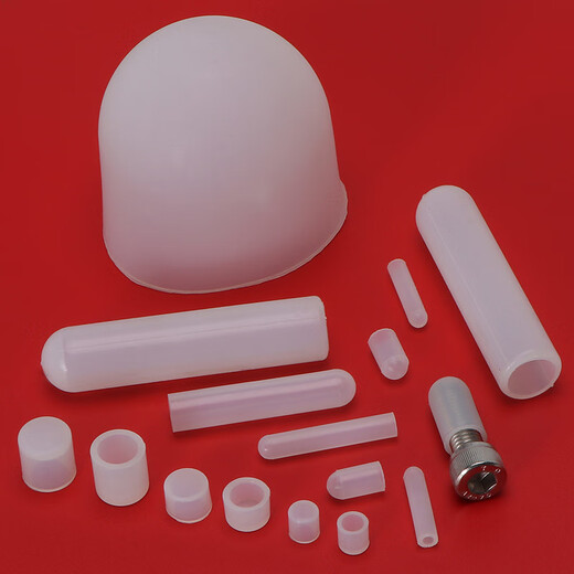 Thousands of pieces of light, high temperature resistant silicone sleeve screw protective sleeve screw silicone sleeve electroplating silicone cap silicone sleeve spray silicone sleeve large rubber sleeve thread protective sleeve plastic protective sleeve sheath for paint spraying M23x17 (2 pieces)