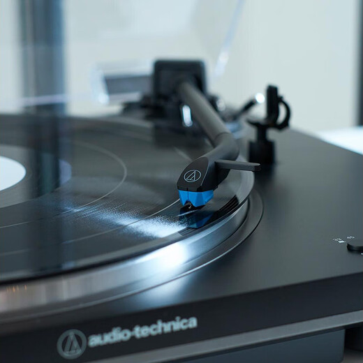 Audio-Technica AT-LP70X vinyl record player, fully automatic belt drive, dual speed record player, retro phonograph, record player, professional audio LP70X black/grey (BG)