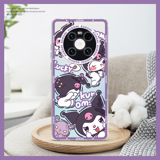 彩媛樱适用华为mate50手机壳m4030pro库洛米nova1098美乐蒂mate60荣耀70 天使眼透明软壳-CB913 华为P60