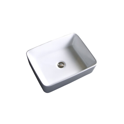 On-counter basin balcony single hole wash basin ceramic washing art basin household small size round wash basin rose red white 679A-40*30