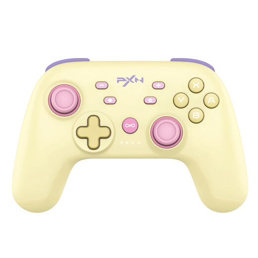 PXN Lai Shida P50s Bluetooth wireless game controller switchpro Hall ns Nintendo PC computer steam Zelda Kingdom Tears two people in a row cream yellow