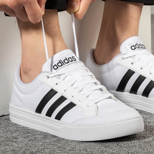 阿迪达斯（Adidas）板鞋男2022夏季时尚潮款男士休闲鞋运动鞋小白鞋子男 AW3889/经典潮款/店长推荐 41