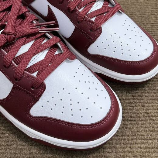 耐克（NIKE）休闲鞋男鞋2025夏季新款Dunk低帮板鞋轻便舒适透气耐磨运动鞋 DD1391-601白红 41